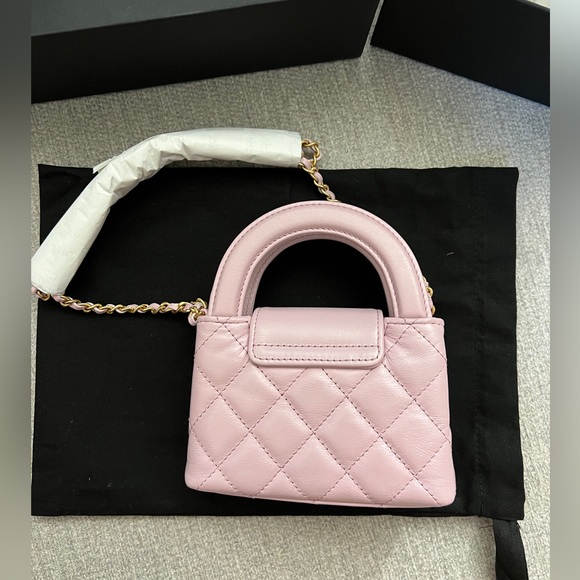 Chanel Micro Shopping Bag in the Color Rose New In Box Chanel Kelly Bag - Picture 3 of 7
